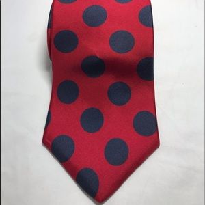 Burt Pulitzer men’s Red and blue necktie